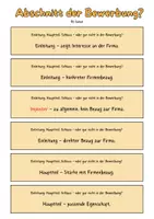 Vorschau - Spiele - Sortierspiel - Abschnitte der Bewerbung - Deutsch / Berufswahl - Seite 2