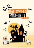 Vorschau - Stationenlernen - Halloween Miniheft für die 1.Klasse - Deckblatt