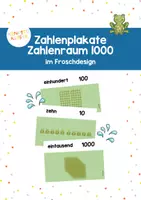 Vorschau - Poster - Zahlenplakate ZR 1000 – Frosch-Design - Deckblatt