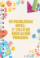 Vista previa - Refuerzo / NEE / Materiales de apoyo - Problemas matematicas para 2º ciclo de Educación Primaria - Portada