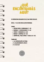 Vista previa - Refuerzo / NEE / Materiales de apoyo - Problemas matematicas para 2º ciclo de Educación Primaria - página 1