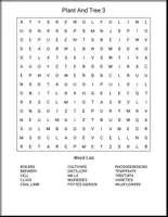 Vorschau - Arbeitsblätter - Plants and Trees Word Search - Wortsuche Englisch Rätsel - Seite 2
