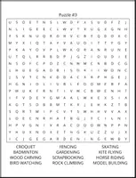 Vorschau - Arbeitsblätter - Sports & Hobbies Word Search - Wortsuche Englisch Rätsel - Seite 2