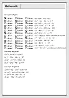 Vorschau - Arbeitsblätter - Binomische Formeln faktorisieren (stufendifferenziert) - Seite 1