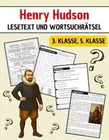 Vorschau - Arbeitsblätter - Henry Hudson: Leseverständnis und Wortsuchrätsel mit Lösungen - Deckblatt