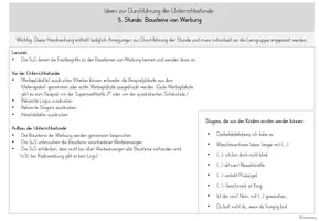 Vorschau - Arbeitsblätter - 5. Stunde: Bausteine von Werbung (Slogan, Headline, Logo,...) - Seite 2