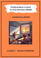 anteprima - Esercizi - Comprendere e creare la rima alternata (ABAB) - Pagina di copertina