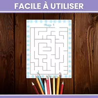 Aperçu - Jeux - Ensemble de Puzzles d’Hiver – Mots & Labyrinthes - Page 2