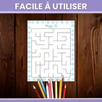 Aperçu - Jeux - Ensemble de Puzzles d’Hiver – Mots & Labyrinthes - Page 3