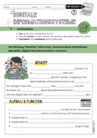 Vorschau - Unterrichtsreihen - Digitale Informationssysteme - Merkblätter mit Lösungen - Arbeitsaufträge - Seite 3