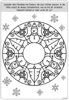 Vorschau - Mal- und Bastelvorlagen - Fantasiereisen / Traumreisen mit Mandalas: Winter / Winterzeit - Seite 2