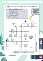 Vorschau - Arbeitsblätter - Winterliche Lesetexte - Differenziertes Leseverstehen Kl. 5 - Seite 2