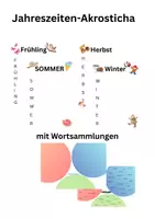Vorschau - Mal- und Bastelvorlagen - Materialpaket - Gedichte - Deckblatt