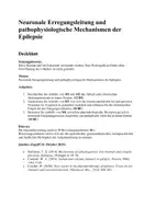 Vorschau - Arbeitsblätter - Materialpaket: Klausuren für Neurobiologie - Seite 1