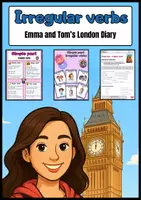 Vorschau - Arbeitsblätter - Simple Past – Irregular Verbs: A Weekend in London - Deckblatt