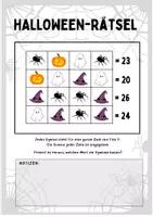 Vorschau - Arbeitsblätter - Halloween - Wachsendes Materialpaket - Seite 2