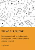anteprima - Piani di lezione - PL frazioni proprie, improprie e apparenti - Pagina di copertina