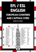 Vista previa - Tarjetas / Manipulativos - ENGLISH EUROPE COUNTRIES & CAPITALS LIST FREEBIE - Portada