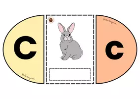 Vista previa - Refuerzo / NEE / Materiales de apoyo - Puzzle vocabulari: MAJÚSCULES I MINÚSCULES - página 3