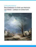 Vorschau - Unterrichtsreihen - Sparpaket: Das Erdbeben in Chili von Heinrich von Kleist – Unterrichtsreihe & Deutsch Klausur SEK II - Seite 1