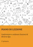 anteprima - Piani di lezione - PL Confrontare e ordinare frazioni di diverso tipo - Pagina di copertina