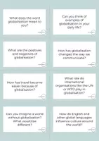 Vista previa - Juegos / Gamificación - Conversation Questions - Globalisation - página 1