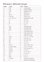 Vorschau - Stundenentwürfe - Kompass 4 - Mathematik Lösungen_301025_2 - Seite 1