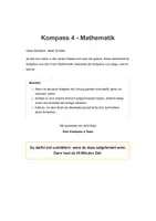 Vorschau - Stundenentwürfe - Kompass 4 - Mathematik Lösungen_301025_2 - Deckblatt