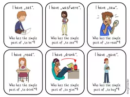 Vorschau - Spiele - I have who has irregular verbs (Spiel für die 5/6 Klasse) - Seite 3