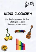 Vorschau - Stundenentwürfe - Kling Glöckchen - Liedbegleitung ~ Grundschule Musik Weihnachten - Deckblatt