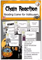 Vorschau - Spiele - Chain Reaction Halloween Englisch Sek I Reading - Deckblatt
