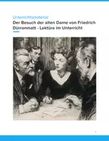 Vorschau - Unterrichtsreihen - Der Besuch der alten Dame von Friedrich Dürrenmatt - Unterrichtsmaterial Deutsch SEK II - Deckblatt