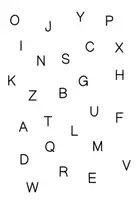 Vorschau - Arbeitsblätter - Buchstaben erkennen Abfrage-Blätter - Seite 1