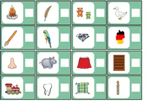 Vorschau - Fördermaterial/Inklusion - 51 Karten Anlaut zu Bild legen - Seite 3