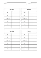 Vorschau - Arbeitsblätter - DaZ/DaF - VORGANGSVERBEN - Verben konjugieren, Grammatik - Seite 1