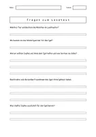 Vorschau - Arbeitsblätter - HERBSTFERIEN - Kurzgeschichten mit Fragen für Vertretungsstunden & Leseverstehen - Seite 3