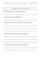 Vorschau - Arbeitsblätter - FREUNDSCHAFT - Kurzgeschichten mit Fragen für Vertretungsstunden & Leseverstehen - Seite 3