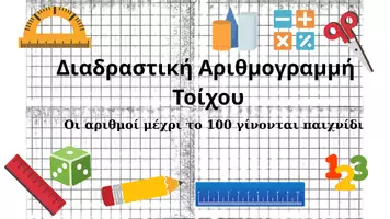 Προεπισκόπηση - Υποστηρικτικό υλικό / Ειδική αγωγή - Διαδραστική αριθμογραμμή τοίχου - Εξώφυλλο
