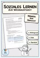 Vorschau - Stundenentwürfe - Soziales Lernen / Sozialtraining zur Weihnachtszeit: Komplettpaket (3 Einheiten) / Klassengemeinschaft / Klasse 2-4 - Seite 1