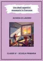 anteprima - Esercizi - Uso degli aggettivi possessivi in francese - Pagina di copertina