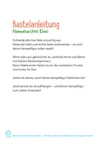 Vorschau - Mal- und Bastelvorlagen - Bastelbogen: Hampelmann "Wichtel Elmo" - Seite 2