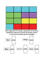 Aperçu - Apprentissages en autonomie - Exercices Illustrés pour Comprendre les Fractions - Page 1