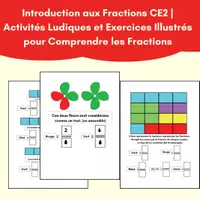 Aperçu - Apprentissages en autonomie - Exercices Illustrés pour Comprendre les Fractions - Page de couverture