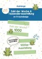 Vorschau - Poster - Klassenzimmeraushänge zur Zahlraumerweiterung bis 1000 - Deckblatt