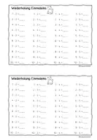 Vorschau - Unterrichtsreihen - Multiplikation und Division von Zehnerzahlen im Zahlenraum 1000 (Einmaleins mit Zehnerzahlen) - kleines Übungsheft - Seite 3