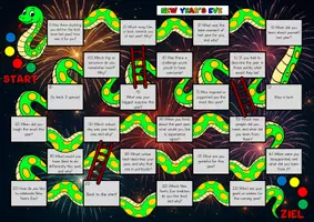 Vorschau - Unterrichtsreihen - Conversation Game NEW YEAR’S EVE (Board Game) - Seite 1