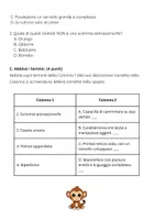 anteprima - Compiti in classe/Test - Esame: Riconoscere le principali caratteristiche delle scimmie antropomorfe e confrontarle con l’essere umano - Pagina 2