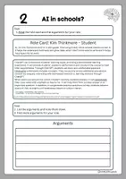 Vorschau - Arbeitsblätter - Discussion: Should AI be banned in schools? - Seite 1