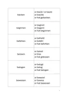 Vorschau - Fördermaterial/Inklusion - Verben (Karteikarten) - Seite 1