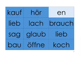 Vorschau - Interaktives Material - Verben_Wandtafel - Seite 3